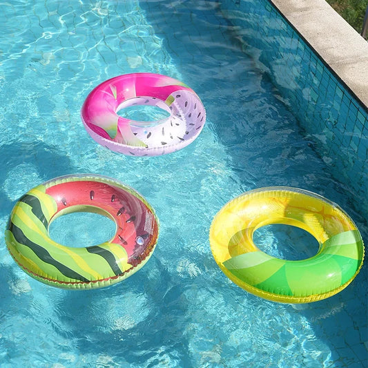 Fruit Pattern Inflatable Swimming Ring