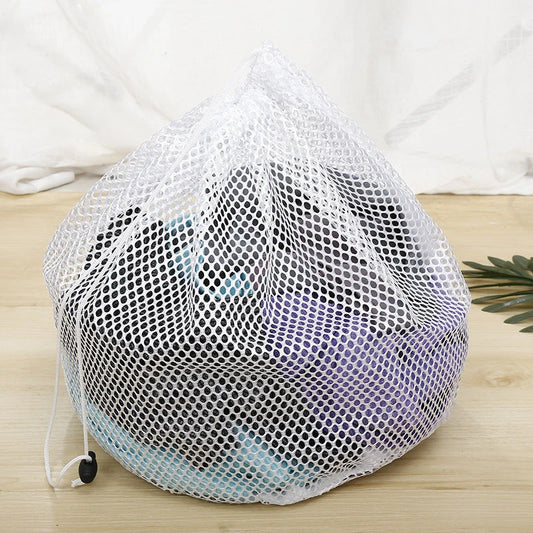 Mesh laundry care and washing bag
