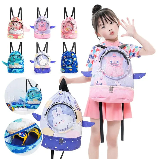 Waterproof Kids Drawstring Swim Bag
